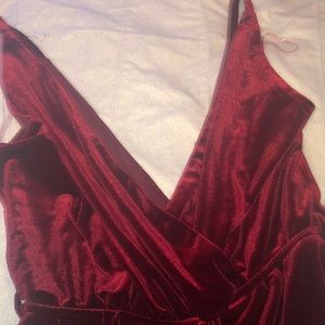 Velvet jumpsuit